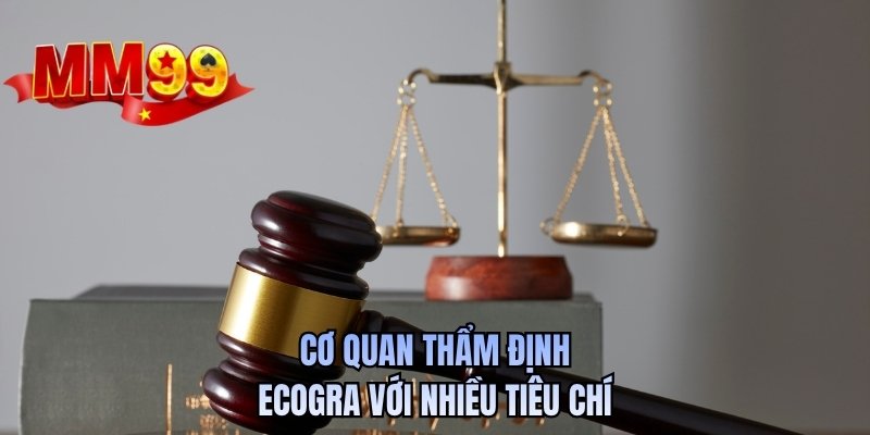 Cơ quan thẩm định eCOGRA với nhiều tiêu chí